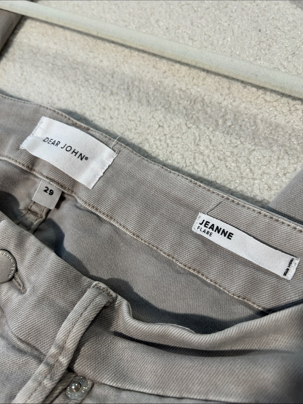 Dear John Slate High Rise Jeanne Flare Jean Women's Size 29 - Picture 6 of 6
